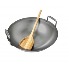 Wok acier carbone